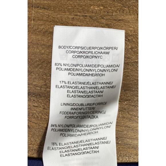 La Blanca Side Tie Hipster Bikini Swimsuit Bottom Size 16 Navy Blue - Picture 4 of 5